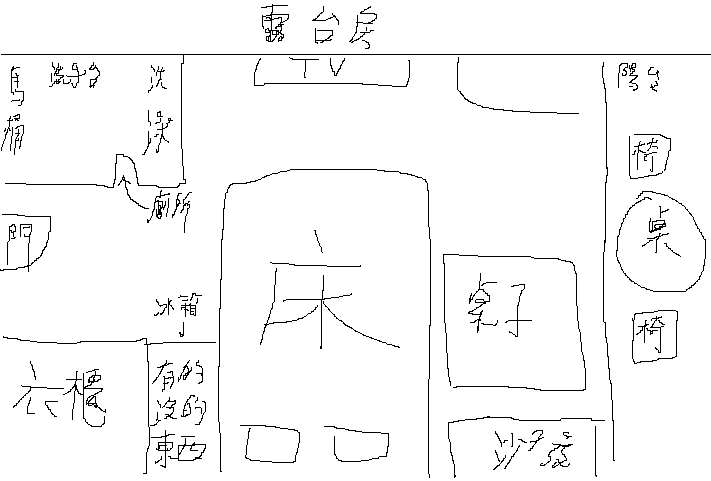 露臺房間